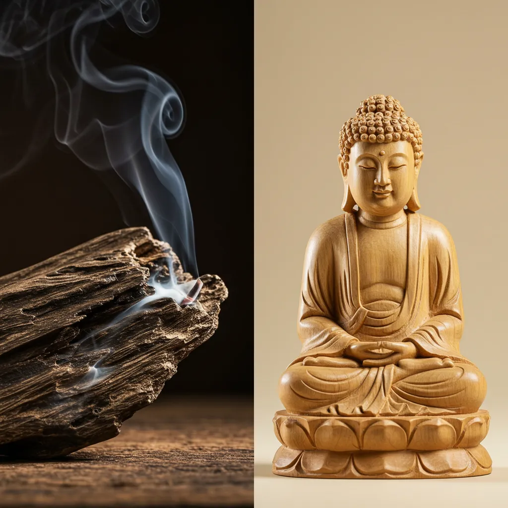 Agarwood is often used for incense burning, while sandalwood is typically crafted into exquisite handmade art and decorative items. Agarwood is often used for incense burning, while sandalwood is typically crafted into exquisite handmade art and decorative items.