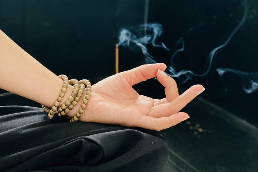 Agarwood enhances meditation by promoting deep relaxation, calming the mind, and fostering a sense of spiritual connection.