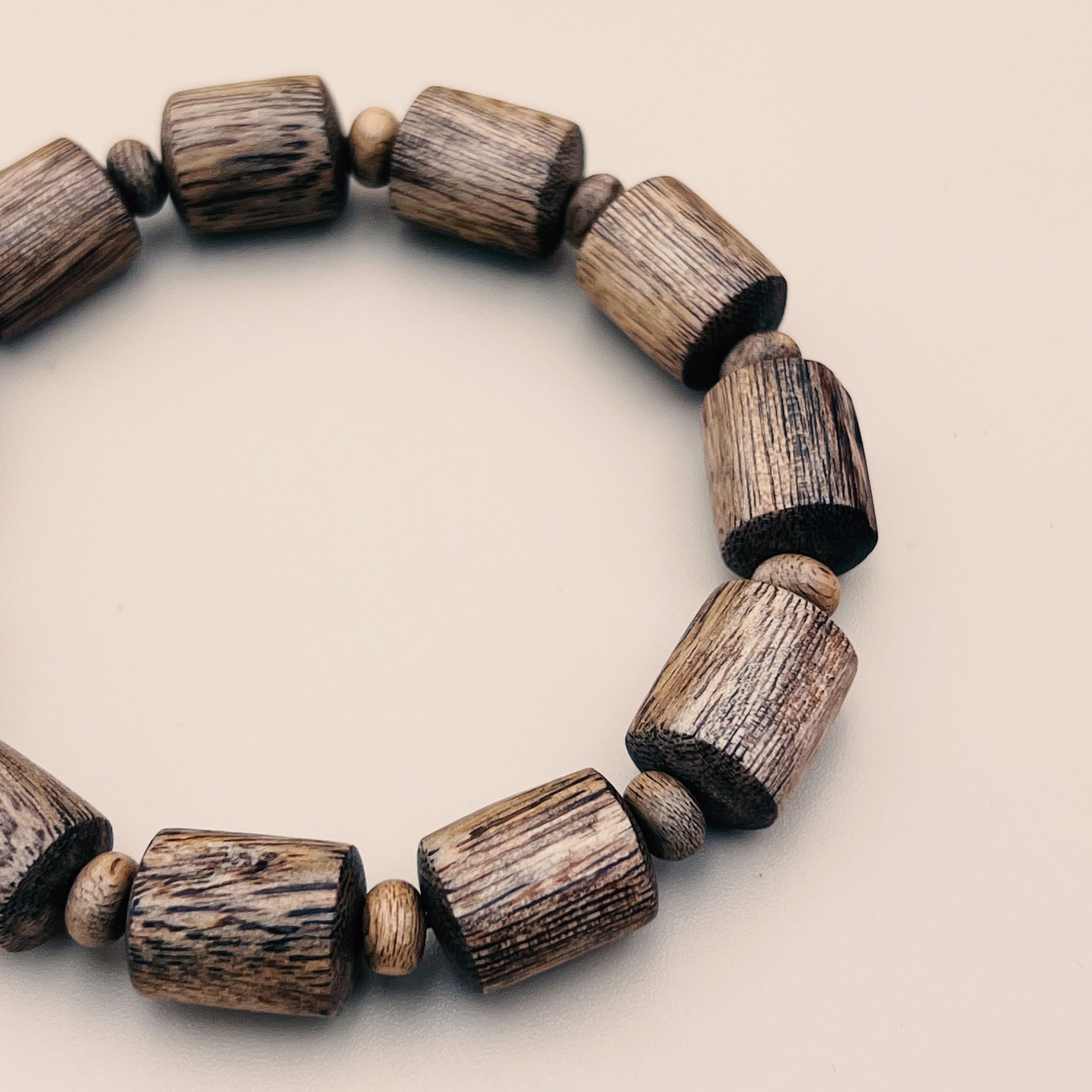 Cambodian agarwood bracelets are prized for their rich, deep aroma and unique resin patterns, making them highly sought after in the luxury market.